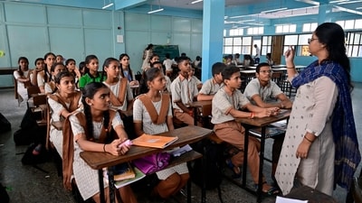 Students refuse to attend school in MP to oppose transfer of their teacher, seek his reinstatement (Representation image) (Hindustan Times)