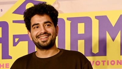 Samay Raina poses for photos during a live concert. (PTI) Samay Raina poses for photos during a live concert. (PTI)