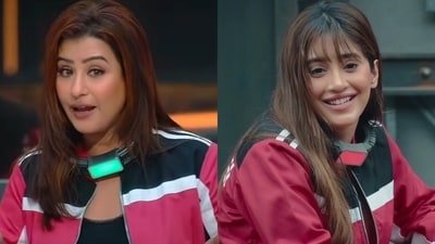 Shilpa Shinde talks about Shivangi Joshi's affairs on Lock Upp. Shilpa Shinde talks about Shivangi Joshi's affairs on Lock Upp.