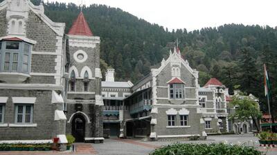 The Uttarakhand High Court is currently housed in a heritage building in Mallital that was built in 1900 and cannot be renovated. (HT file) The Uttarakhand High Court is currently housed in a heritage building in Mallital that was built in 1900 and cannot be renovated. (HT file)