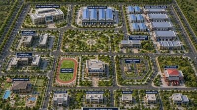 The first phase of the Sardar Vallabhbhai Patel Employment and Industrial Zones (SVPEIZ) project was approved by the UP government. (Sourced) The first phase of the Sardar Vallabhbhai Patel Employment and Industrial Zones (SVPEIZ) project was approved by the UP government. (Sourced)