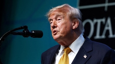 Donald Trump says he will bomb Iran next week. (Reuters)