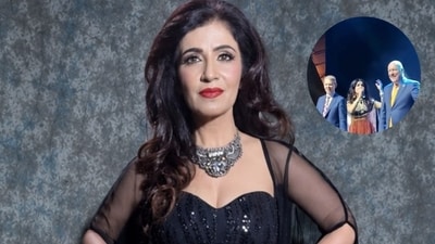 Shibani Kashyap, (inset) viral video Shibani Kashyap, (inset) viral video