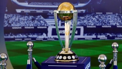 The ODI World Cup trophy. (X images) The ODI World Cup trophy. (X images)