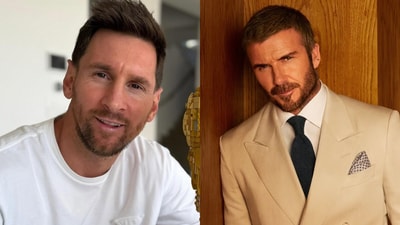 Lionel Messi vs David Beckham net worth: Who is richer? (Credit: Lionel Messi/Instagram, David Beckham/Intagram)