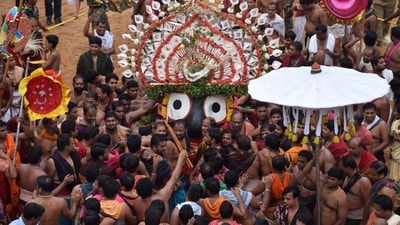 On three magnificent chariots, the deities visit the Gundicha temple, to return after nine days. This grand festival is incomparable (HT Archive) On three magnificent chariots, the deities visit the Gundicha temple, to return after nine days. This grand festival is incomparable (HT Archive)