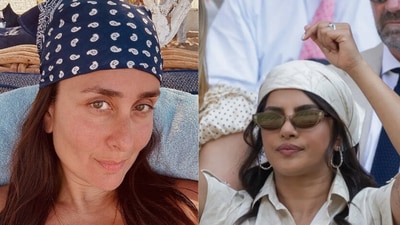 Bandanas are the ultimate fix for bad hair days: Take style cues from Kareena Kapoor and Priyanka Chopra (Instagram) Bandanas are the ultimate fix for bad hair days: Take style cues from Kareena Kapoor and Priyanka Chopra (Instagram)