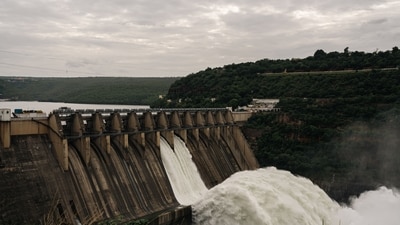 A view of the Srisailam Dam, which is one of the largest dams in India, located on the Krishna river. (Unsplash) A view of the Srisailam Dam, which is one of the largest dams in India, located on the Krishna river. (Unsplash)