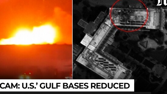Satellite images reveal Iran's fury; US bases in Oman, Kuwait left in ruins