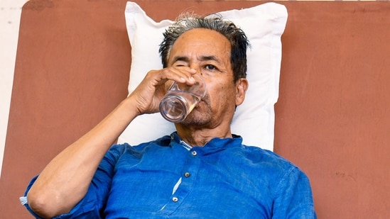Sonam Wangchuk Hunger Strike Live: Environmental activist Sonam Wangchuk during his indefinite hunger strike in support of the Cockroach Janata Party (CJP) campaign.