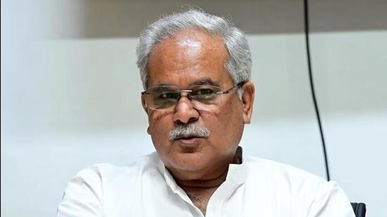 Punjab Congress affairs in-charge Bhupesh Baghel handed over his report based on his six-day visit to the state to AICC general secretary, organisation, KC Venugopal in New Delhi on Wednesday. (HT file photo)