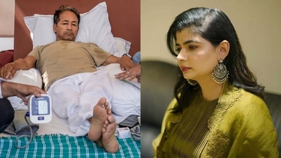 This is not the first time Chinmayi Sripaada has appealed for Sonam Wangchuk to call off his strike.