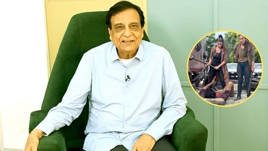 Filmmaker KC Bokadia and (inset) his last release Teesri Begum