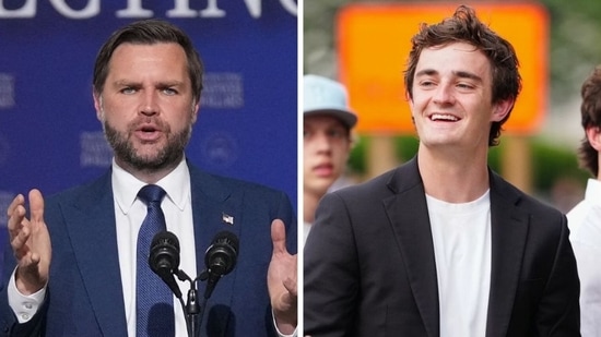 JD Vance offers support to Nick Shirley as influencer addresses ‘death threats, false smears’ (Photo by Mark Schiefelbein / POOL / AFP, Photographer: Aaron Schwartz/Bloomberg)