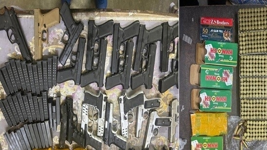 File picture of BSP drug and weapon seizure in Punjab