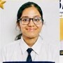 কলকাতার হেরিটেজ স্কুলের ছাত্রী রোশনী হামিরওয়াসি, রুশিল চারি এবং ভাব্য শরাফ। (ছবি সৌজন্যে, ফেসবুক The Heritage School)