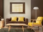 When the colours compliment each other, the space looks visually harmonious.