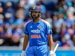Rohit Sharma struggled big time in the second ODI. Rohit Sharma struggled big time in the second ODI.