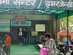 He suffered a lot of excessive bleeding before he was brought to the hospital, Dr Sanjay Gupta, chief medical superintendent (CMS) of the hospital, told HT on Wednesday. (Sakib Ali/HT Photo)