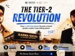 Karma Social, founded in Ajmer by Deepanshu and Priyanka, blends food and beverage with live entertainment, attracting over 70 artists and 2,000 attendees per event. 