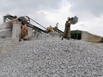 The Punjab mining and geology department expects to generate <span class='webrupee'>₹</span>73 crore in royalty from eight sites which have become operational during the current financial year. (HT file)
