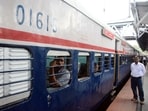 Three goods trains were first operated as trial runs. (FILE)
