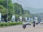 To streamline on-ground management, venue in-charges, executive magistrates and sector in-charges have been assigned specific duties at the venue as well as along VVIP movement routes. (Ravi Kumar/HT)