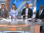 From left: Jenna Bush Hager, Carson Daly, Savannah Guthrie, Craig Melvin and Al Roker during the July 15, 2026 episode of NBC’s ‘Today’