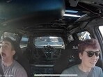 Kyle Fleischmann, right, posts almost daily about his driving expeditions in his tricked-out 2006 Honda Odyssey.