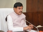 Chief Minister Mohan Yadav chairs a meeting in Madhya Pradesh's Bhopal on Monday.