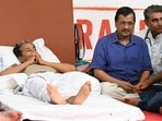 “Sonam Wangchuk is a very big educationist. He has gone on hunger strike before as well for Ladakh,” Kejriwal said at Jantar Mantar.
