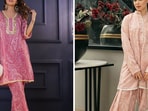 Embroidered kurta sets for women