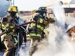 Colorado Fire burned at least one home near Eagle Rock as firefighters protected nearby houses and battled flames overnight.
