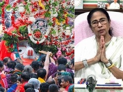 দিঘা জগন্নাথ ‘ধাম’ বিতর্কে মমতা বন্দ্যোপাধ্যায়ের উপরে উষ্মাপ্রকাশ করলেন পুরীর জগন্নাথ ধামের জগন্নাথদেবের মুখ্য পানিগ্রাহী জগন্নাথ দয়িতাপতি। (ছবি সৌজন্যে এএনআই এবং ফাইল ফেসবুক)
