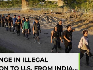 Big change in illegal immigration from India to USA