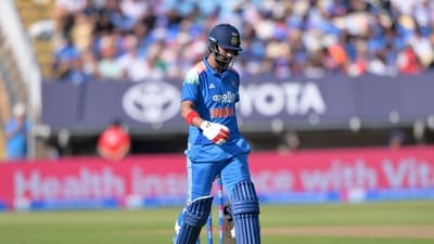 KL Rahul disappointed with the bat in the first game. (AP) KL Rahul disappointed with the bat in the first game. (AP)
