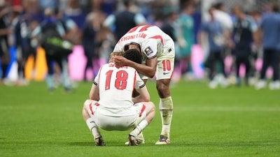 England lost to Argentina in the FIFA World Cup semis. (AP Photo/Stephanie Scarbrough) England lost to Argentina in the FIFA World Cup semis. (AP Photo/Stephanie Scarbrough)
