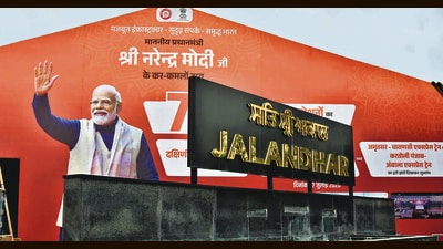 High security measures have been put in place for Prime Minister Narendra Modi’s visit to Jalandhar, his second to the district in the last six months. (HT) High security measures have been put in place for Prime Minister Narendra Modi’s visit to Jalandhar, his second to the district in the last six months. (HT)