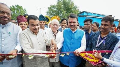 Nagpur, Jul 12 (ANI): Union Minister Nitin Gadkari with Maharashtra Chief Minister Devendra Fadnavis, inaugurates 4 Road Over Bridges (ROBs), 4 Underpasses (Subway) and 1 Road Under Bridge (RUB) jointly developed by Maharashtra Rail Infrastructure Development Corporation (MahaRail) across the state, in Nagpur on Sunday. (@CMOMaharashtra X/ANI Photo) (@CMOMaharashtra X) Nagpur, Jul 12 (ANI): Union Minister Nitin Gadkari with Maharashtra Chief Minister Devendra Fadnavis, inaugurates 4 Road Over Bridges (ROBs), 4 Underpasses (Subway) and 1 Road Under Bridge (RUB) jointly developed by Maharashtra Rail Infrastructure Development Corporation (MahaRail) across the state, in Nagpur on Sunday. (@CMOMaharashtra X/ANI Photo) (@CMOMaharashtra X)