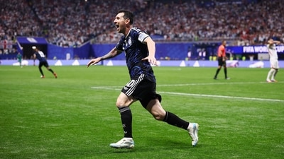 Lionel Messi assisted twice for Argentina. (REUTERS)