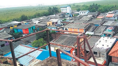 The families were shifted to a transit camp at Hanuman Koliwada in Uran, where they have continued to live ever since. The families were shifted to a transit camp at Hanuman Koliwada in Uran, where they have continued to live ever since.