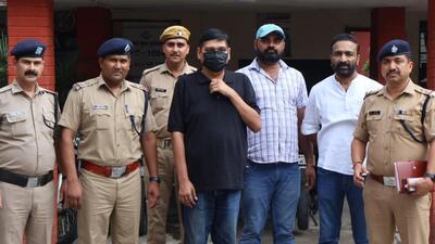 Yashovardhan was arrested during an operation at the Civil Services Institute intersection on the Mussoorie Road on Thursday