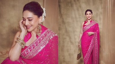 Madhuri Dixit's mirrorwork saree proves this timeless craft is the biggest festive trend of 2026 (Instagram) Madhuri Dixit's mirrorwork saree proves this timeless craft is the biggest festive trend of 2026 (Instagram)