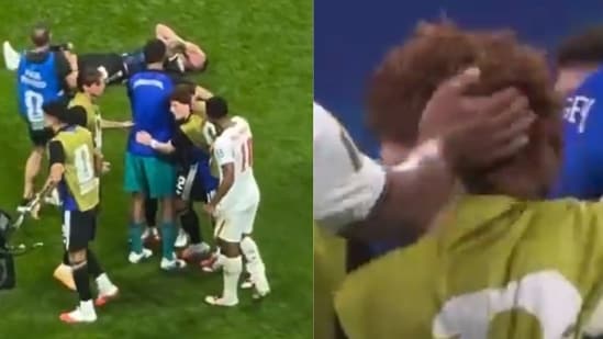 Jude Bellingham was caught on camera, slapping Valentin Barco.