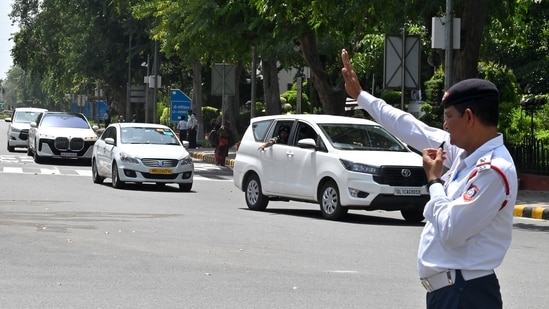 The Delhi Traffic Police has asked commuters to use the Metro for a smooth and convenient journey.