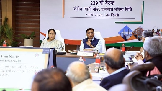 "Annual interest for FY26 at the rate of 8.25 per cent to 34 crore member accounts, estimated at over <span class='webrupee'>₹</span>1.44 lakh crore, will be auto-processed," Mansukh Mandaviya said.