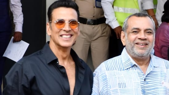 A file photo of Akshay Kumar, Paresh Rawal, Suniel Shetty