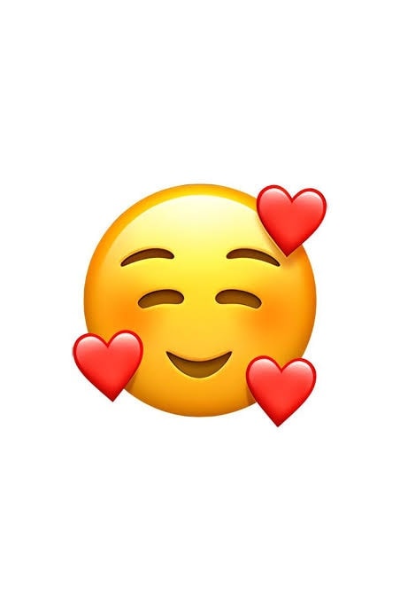 Loved up emoji Loved up emoji
