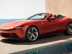 The Ferrari Amalfi Spider gets a fabric soft top and packs a V8 under the hood.