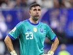 Argentina goalkeeper Emiliano Martinez. (Getty Images via AFP)